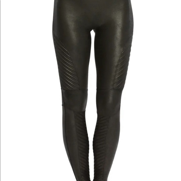 SPANX Pants - Spanx Faux Leather Moto Leggings